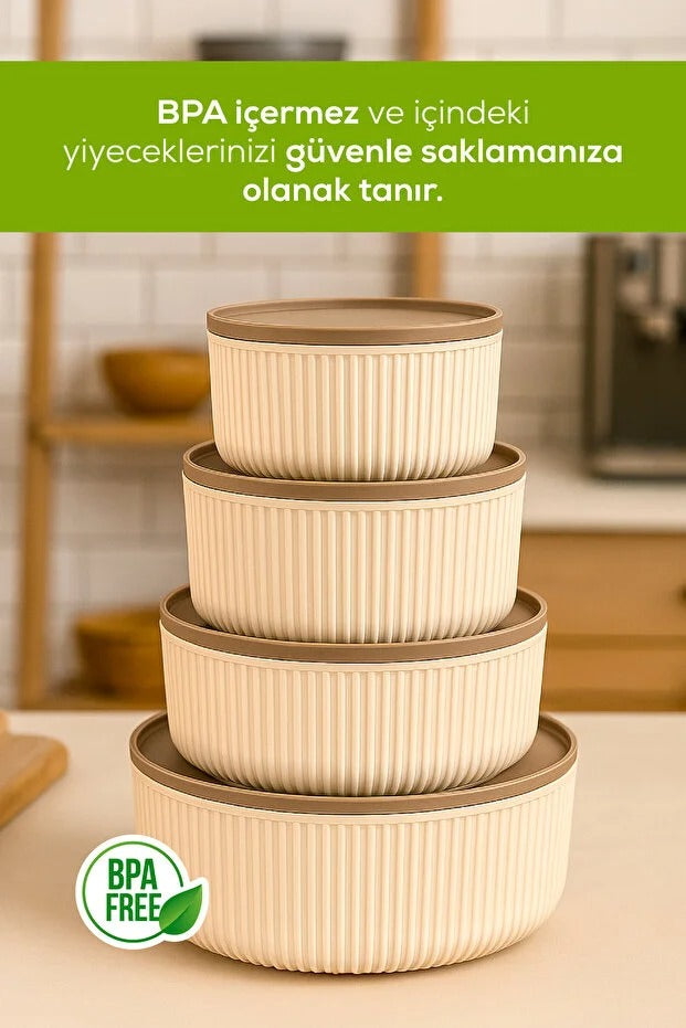 Fenomax 12'li Yuvarlak Saklama Kabı